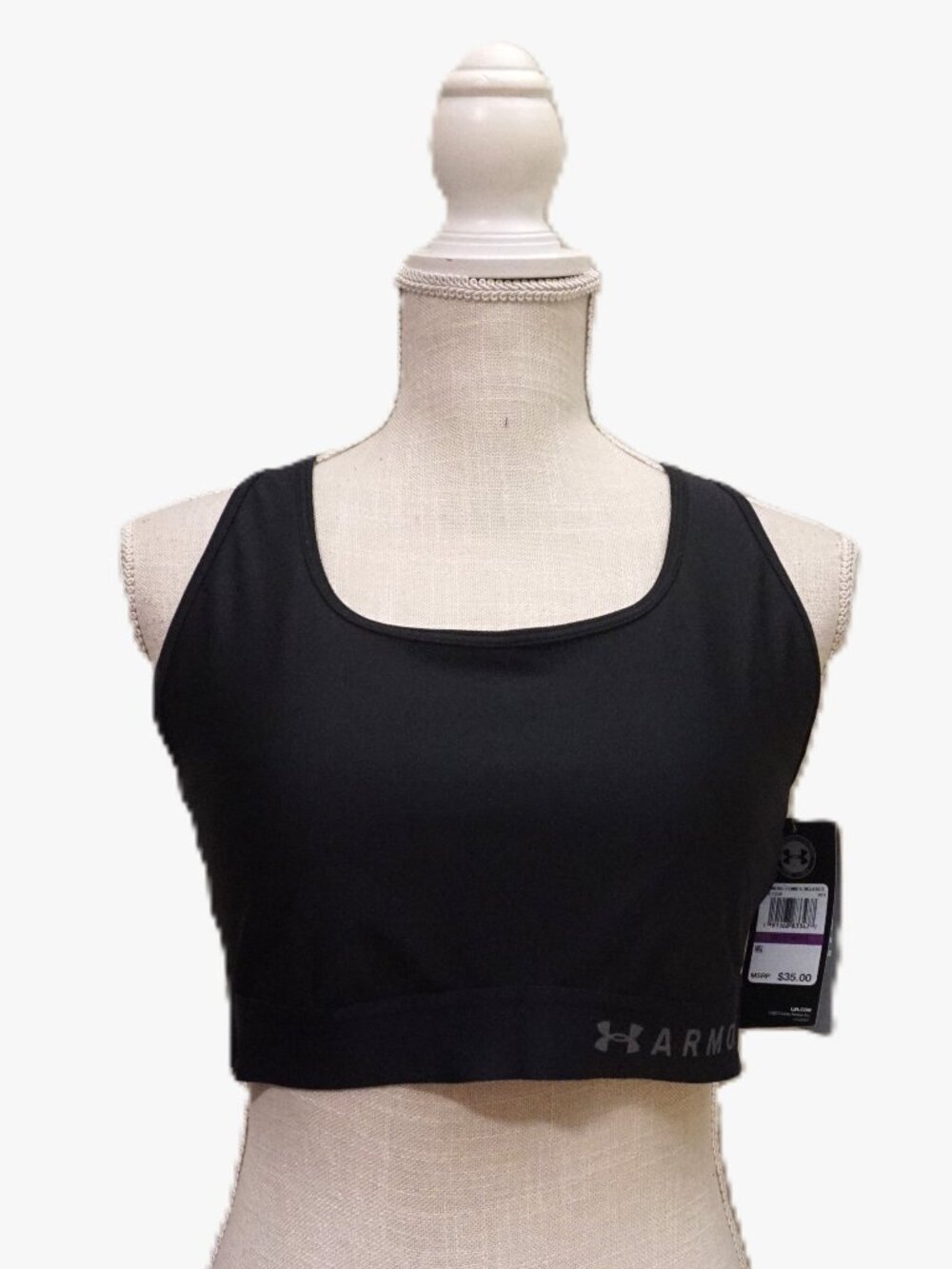 Under Armour Black Criss Cross Racerback Sports Bra Women’s XXL